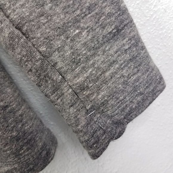 Ultra Flirt Women's Gray Twist Front Wrap Shirt Top Blouse - Picture 7 of 13